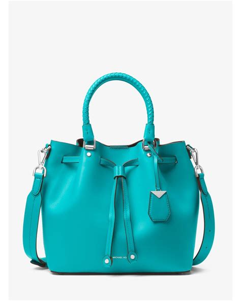 michael kors blakely turquoise|turquoise michael kors purse.